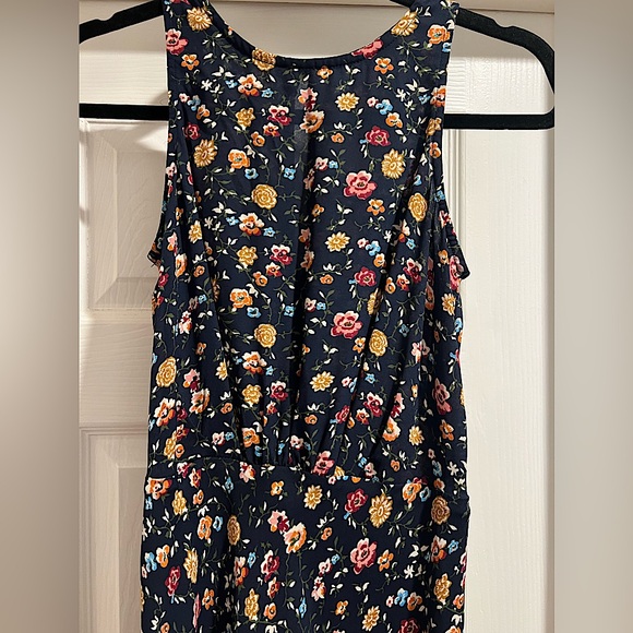 J.Crew Mercantile Vintage Floral Ruched Waist Dress Sz 0 - Picture 3 of 5
